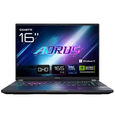 GIGABYTE AORUS ELITE 16 BWH Portátil Gaming - 16,0“, 165Hz WQXGA, Intel Ultra 9 275HX, NVIDIA RTX 5070, 32GB DDR5 5600MHz, 1TB Gen4 SSD, Win 11 Home, Garantía de 2 años, Dolby Atmos, ELITE 16 BWHC3ESC64SH