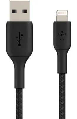 Belkin CAA002BT2MBK cable de conector Lightning 2 m Negro