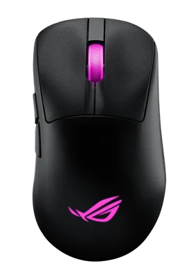 ASUS ROG Keris II Origin BLK ratón Juego mano derecha RF Wireless + Bluetooth + USB Type-A Óptico 42000 DPI