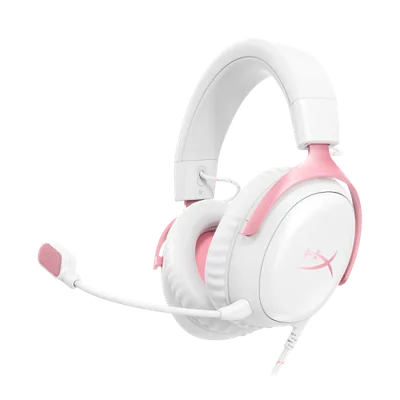 HP HYPERX CLOUD III WHITE-PINK - GAMING HEADSET - 9W1Q4AA
