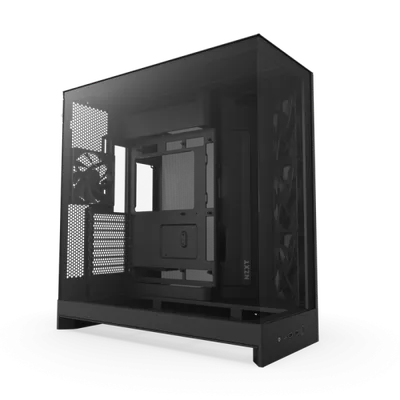 CAJA NZXT H9 FLOW (2025) DUAL-CHAMBER MID-TOWER CASE - ALL BLACK