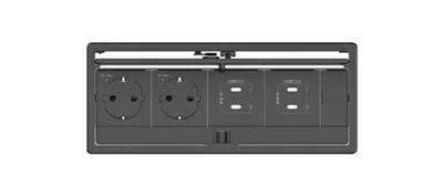 Kramer Electronics T-IN4-REC2(B) Negro