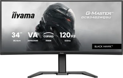 MONITOR IIYAMA G-MASTER GCB3482WQSU-B1, CURVO 34", 120HZ, 500CD