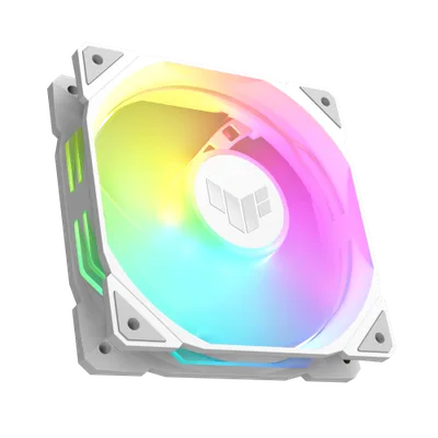 ASUS TUF GAMING TR120 ARGB REVERSE 1-pack White Carcasa del ordenador Refrigerador de aire 12 cm Blanco