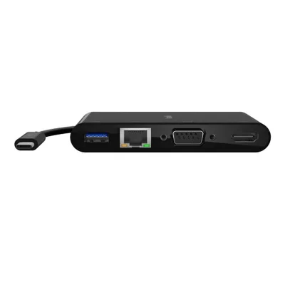 Belkin AVC005BTBK base para portátil y replicador de puertos Alámbrico USB 3.2 Gen 1 (3.1 Gen 1) Type-C Negro