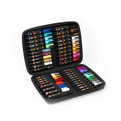 MALETÍN PREMIUM 40 PIEZAS PARA TODAS LAS SUPERFICIES (4 TAMAÑOS) POSCA 304222304