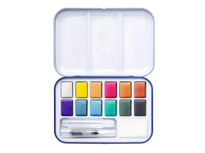 ESTUCHE METALICO ACUARELAS 12 COLORES METALIZADOS STAEDTLER 888M M12-C