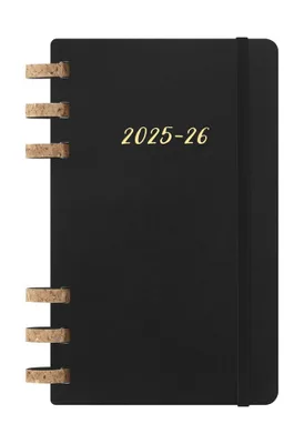AGENDA 12M 2026 ESPIRAL ACADEMICA L (13 X 21 CM) NEGRA TAPA BLANDA MOLESKINE DSSPB12AMWH3Y26