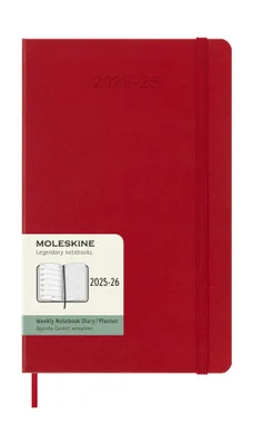 AGENDA 18M 2025-2026 SEMANAL L (13 X 21 CM) ROJO TAPA DURA MOLESKINE DHF218WN3Y26