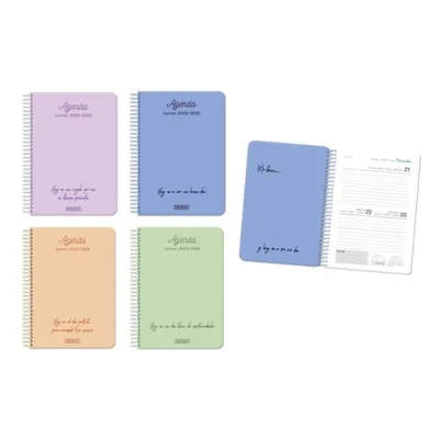 AGENDA ESCOLAR 2025-2026 POSITIVE 4º 2DIA PAGINA TAPA CARTON INGRAF 333357