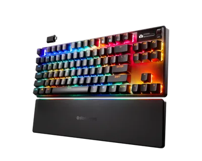 Steelseries APEX PRO TKL WIRELESS GEN 3 teclado Juego USB + RF Wireless + Bluetooth Inglés de EE. UU. Negro