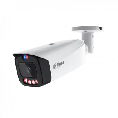 (DH-IPC-HFW3449T1P-AS-PV-0280B-PRO) DAHUA CAMARA IP WIZCOLOR BULLET WIZSENSE SERIE 3 4MP CON INTELIGENCIA ARTIFICIAL, SOPORTA MICROSD 256GB TIOC PRO ALARMA IN/OUT, ACUPICK, SMD 4.0, 12 VDC/POE, IP67, 2.8MM