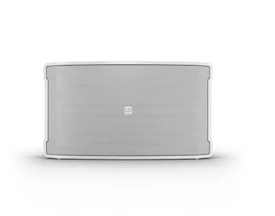 LD SYSTEMS SOUND SERIE DQOR (LDDQORSUB8W) 8" TWO-WAY PASSIVE INDOOR/OUTDOOR INSTALLATION LOUDSPEAKER 4 OHM, IP55, WHITE, SOPORTE OPCIONAL A PARED Y TECHO,  WARRANTY 5 YEARS (PU3)