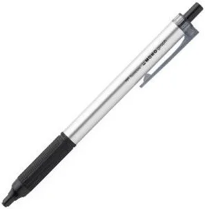 BOLÍGRAFO MONO GRAPH LITE TINTA ACEITE BAJA VISCOSIDAD. CUERPO PLATA. TINTA NEGRA. TOMBOW BC-MGLE04
