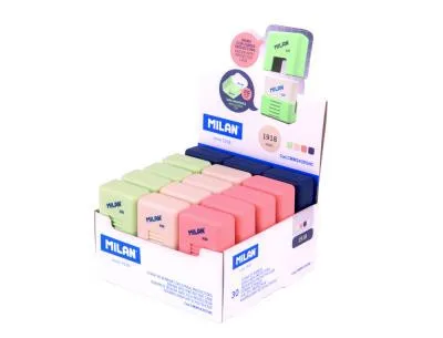 CAJA EXPOSITORA 30 GOMAS MIGA DE PAN 430 CON FUNDA SCHOOL, SERIE 1918 MILAN CMMS430SNC