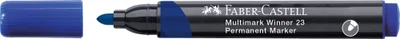 MARCADOR MULTIMARK WINNER 23 AZUL PUNTA CÓNICA Y SIN CLIP FABER CASTELL 453353