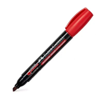 MARCADOR MULTIMARK WINNER 54-E ROJO PUNTA BISELADA Y SIN CLIP FABER CASTELL 153121