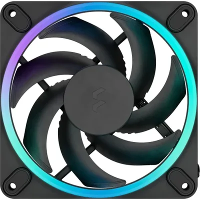 FRACTAL VENTILADOR CAJA  MOMENTUM 12 RGB 3-PACK BLACK FD-F-M
