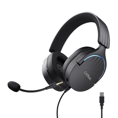 Trust GXT 490 FAYZO Auriculares Alámbrico Diadema Juego USB tipo A Negro