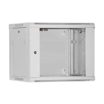 Wall Mount Rack 19" RWB Series 9U WxDxH: 600x500x500 mmnGrey RAL 7035