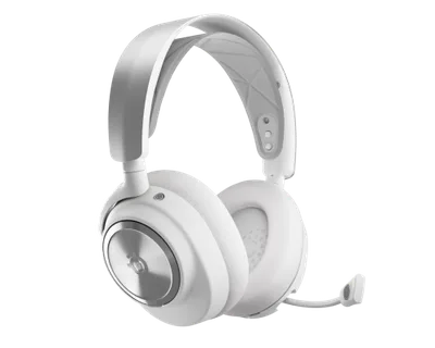 Steelseries Arctis Nova Pro Wireless Auriculares Inalámbrico y alámbrico Diadema Juego Bluetooth Plata, Blanco