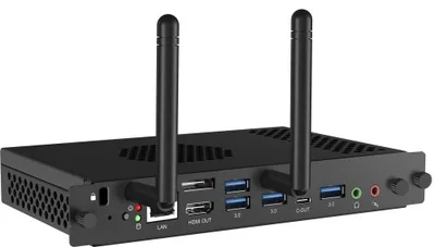 IIYAMA OPS SLOT PC-MODULE UW5K SUPPORTED, LOW NOISE <34DB, CORE I5-12450H / UHD / 8GB DDR4, M2 256GB SSD, WIFI6, 1GB LAN, BT 5.2, 4XUSB3.2, 2XUSB2.0, USB TYPE-C, DP & HDMI-OUT, HD AUDIO (MIC-IN/LINE-OUT), TPM2.0,  WINDOWS 11 IOT ENTERPRISE (OPC51204B