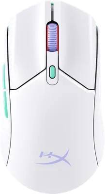 HP HyperX Pulsefire Haste 2 Core inalámbricos: ratón gaming (blanco/verde/púrpura)