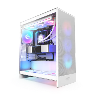 NZXT H7 Flow RGB Midi Tower Blanco