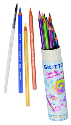 BOTE 18 LÁPICES ACUARELABLES CANDY COLLECTION GIOTTO F250000
