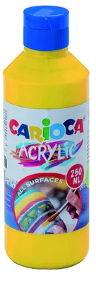 BOTELLA PINTURA ACRILICA 250 ML. AMARILLO CARIOCA 40431/03