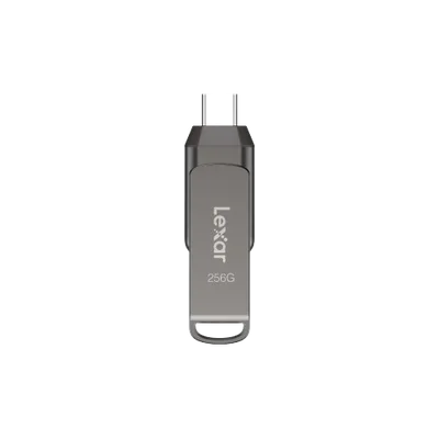 Lexar JumpDrive LJDD400256G-BNQNG unidad flash USB 256 GB USB Tipo C 3.2 Gen 1 (3.1 Gen 1) Gris