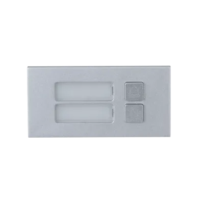(DHI-VTO4202F-MB2) DAHUA MÓDULO CON 2 BOTONES PARA VIDEOPORTERO EXTERIOR MODULAR SERIE VTO4202F 50X100MM