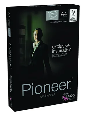 PAQUETE 250H PAPEL EXCLUSIVE PREMIUM 160GR A4 PIONEER CIE 169 PNR1600004