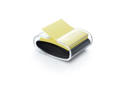PACK DISPENSADOR NEGRO PRO + 1 BLOC 90 HOJAS Z-NOTES 76X76MM SUPER STICKY AMARILLO PRO-B-1SSCY-R330 POST-IT 7100039516