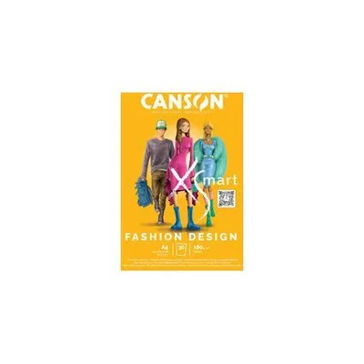 BLOC ENC 21X29,7 30H XSMART FASHION DESIGN 180G CANSON C32250P000