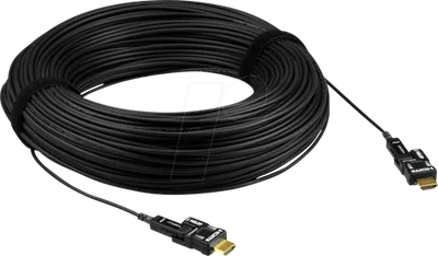 ATEN CABLE EXTENSOR OPTICO ACTIVO HDMI TRUE 4K (60M) CON CONECTOR DESMONTABLE (VE7834A-AT)