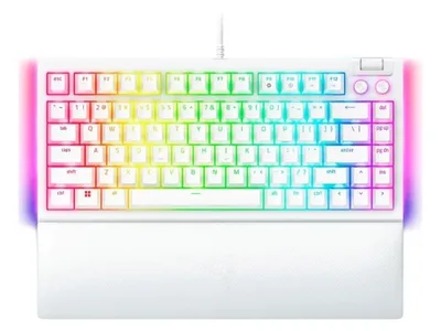 TECLADO RAZER BLACKWIDOW V4 75% BLANCO (USA) (RZ03-05001700-R3M1)