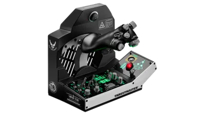 Thrustmaster VIPER TQS MISSION PACK Negro USB Joystick/Palanca de control lateral + cuadrante de aceleración PC