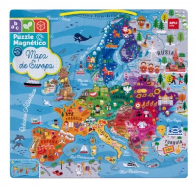 MAPA MAGNÉTICO DE EUROPA APLI 19246