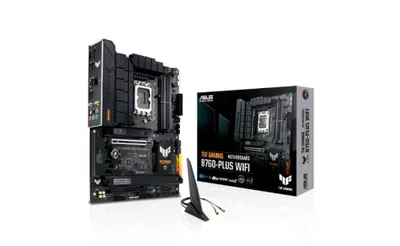 PLACA ASUS TUF GAMING B760-PLUS WIFI,INTEL,1700,B760,4DDR5,128GB,HDMI+DP,4SATA+3M.2,4USB 3.2+1USB-C,2.5GB+WIFI6E+BT5.2,ATX