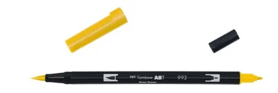 ROTULADOR DOBLE PUNTA PINCEL DUAL BRUSH-993 - COLOR CHROME ORANGE. TOMBOW ABT-993