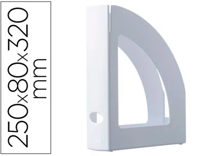 REVISTERO ECOGREEN BLANCO 100% RECICLADO Y RECICLABLE A4 Y FOLIO 250X80X320 MM BLANCO ARCHIVO 2000 2003 BL PS