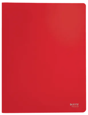 CARPETA POLIPROPILENO CON 40 FUNDAS A4 RECYCLE ROJO LEITZ 46770025