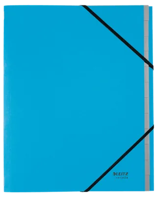 CARPETA CLASIFICADORA DE CARTON 12 POSICIONES A4 RECYCLE 100% AZUL LEITZ 39150035
