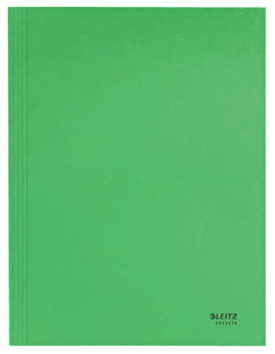 CARPETA CARTON 3 SOLAPAS A4 RECYCLE 100% VERDE LEITZ 39060055