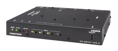 CRESTRON 4X1 4K60 4:4:4 HDR AV SWITCHER (HD-MD4X1-4KZ-E) 6511306