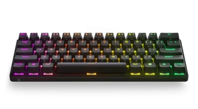 Steelseries Apex Pro Mini Wireless teclado USB + RF Wireless + Bluetooth QWERTY Inglés de EE. UU. Negro