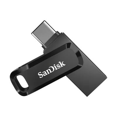 SanDisk Ultra Dual Drive Go unidad flash USB 64 GB USB Type-A / USB Type-C 3.2 Gen 1 (3.1 Gen 1) Negro