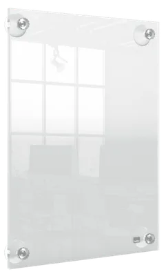 PORTAPOSTER ACRÍLICO TRANSPARENTE MURAL REMOVIBLE A4 NOBO 1915600