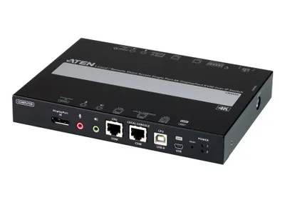 Aten 1 switch KVM a través de IP DisplayPort 4K de un solo puerto para acceso a recurso compartido local/remoto